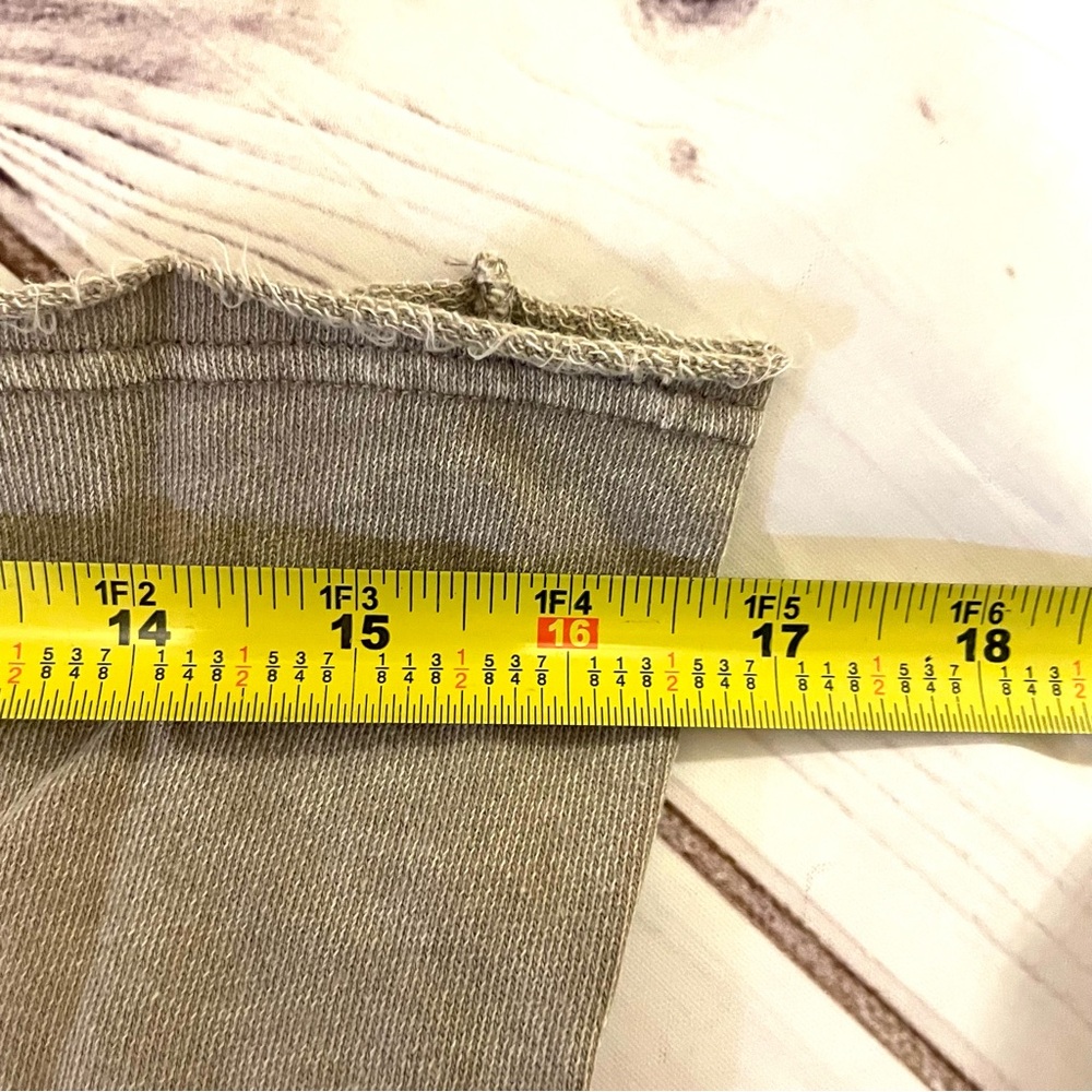 Easel Mineral Wash Mushroom Palazzo Pants S - Picture 10 of 16